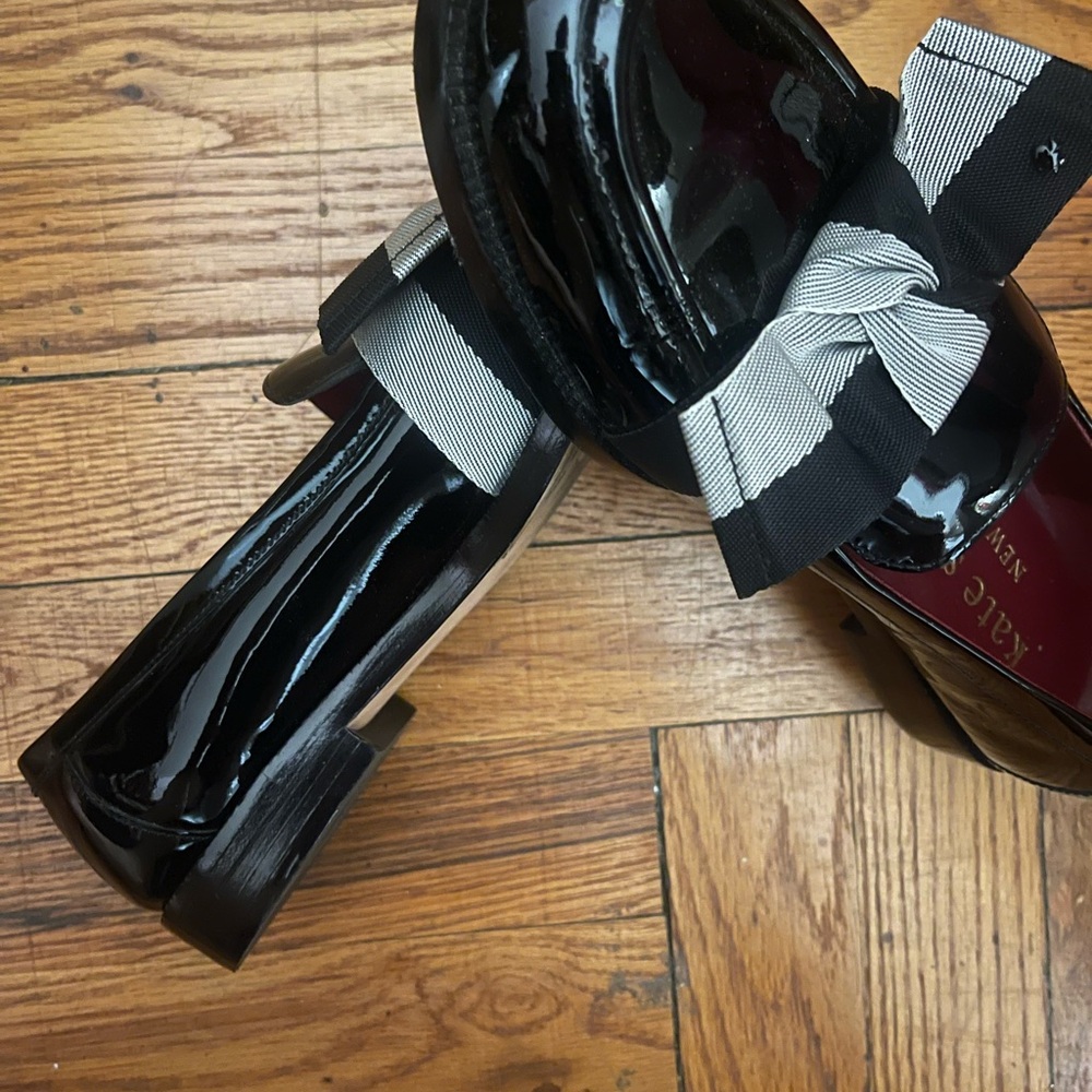 Kate Spade Black and Gray Loafers - Picture 2 of 2